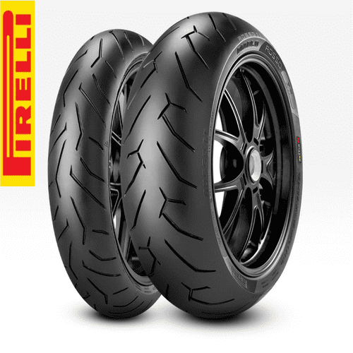 Pirelli Set 120/70ZR17 ve 190/55ZR17 Diablo Rosso II Ön Arka Takım